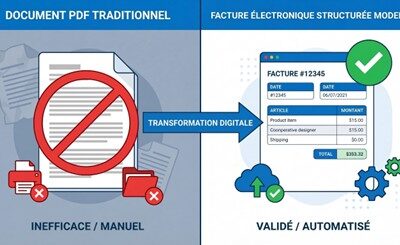 ❌ Non, un PDF par email n&rsquo;est PAS une facture électronique
